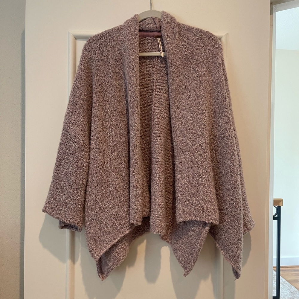 Cozy Lavender Free People Cardigan